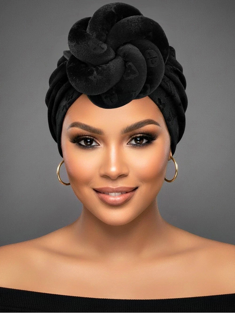 FASHION Black Head Turban BRAND NEW!